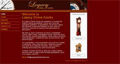 Desktop Screenshot of legacychimeclocks.com